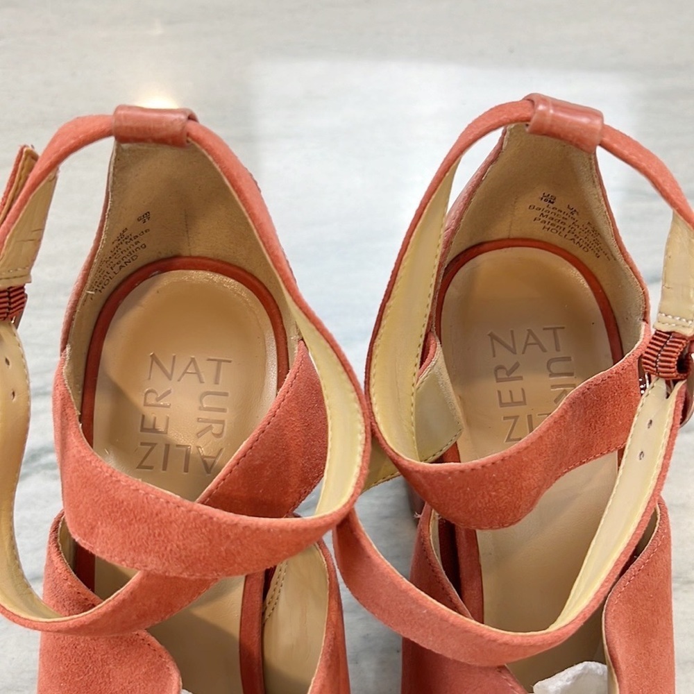 Nwot Naturalizer Women's Holland Pointed Toe Block Heel Desert Clay Size 10 - Picture 13 of 14